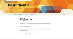 Desktop Screenshot of beauthentic.com